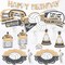 Big Dot of Happiness Bump, Set, Spike - Volleyball - Happy Birthday Party Supplies Kit - Ready to Party Pack - 8 Guests